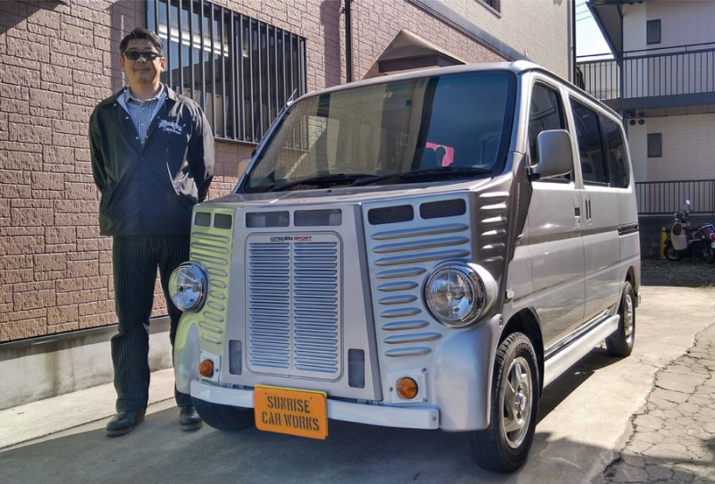 ホンダ バモス 横浜市のmさん バモス シトロエンバン フレンチバス カスタム車 納車です 情報 サンライズ カーワークス Sunrise Carworks Co Jp